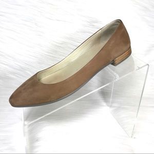 Ecco Ballet Flats Tan Suede Size 36 US 5-5.5